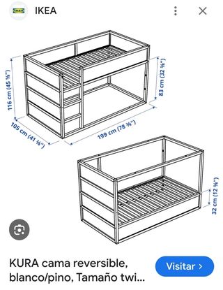 Litera kura, de ikea. Sólo venta en persona.