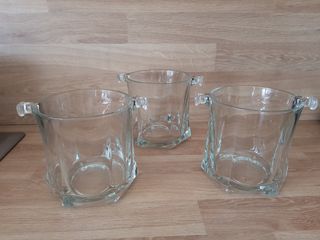 Set de Cubiteras de hielo cristal.