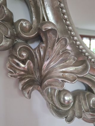 Espejo barroco plata