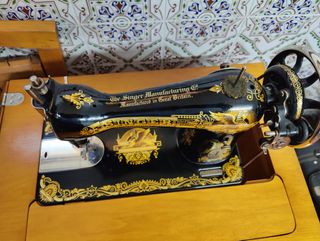 Maquina coser antigua Singer 1921