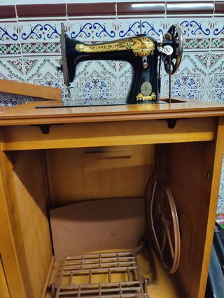 Maquina coser antigua Singer 1921