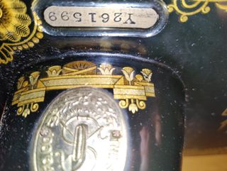 Maquina coser antigua Singer 1921