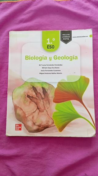 LIBRO DE BIOLOGÍA Y GEOGRAFÍA DE 1ESO