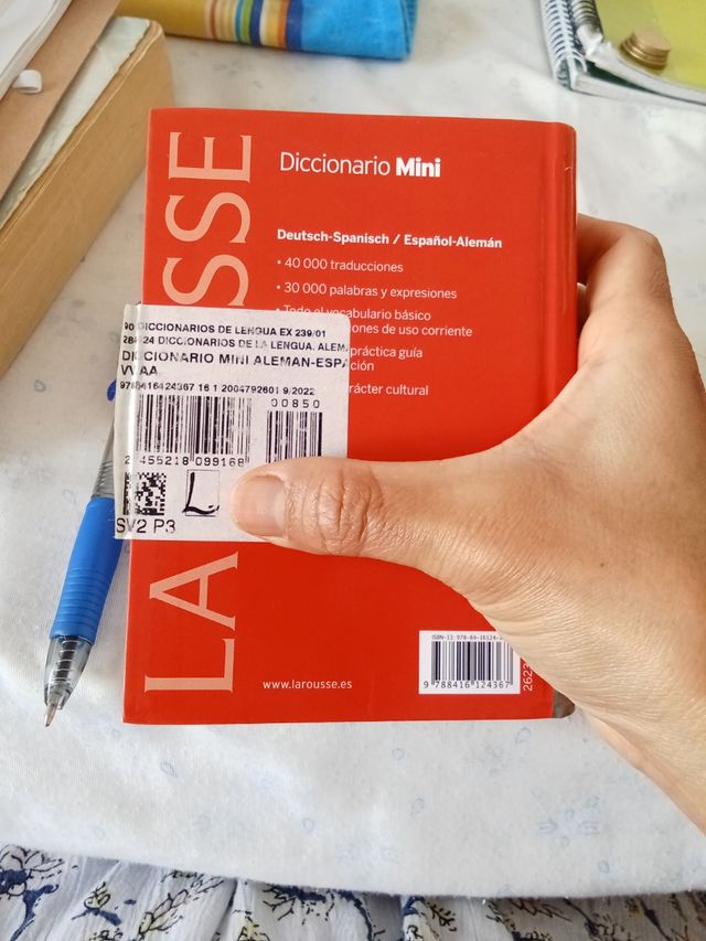 Libro diccionario