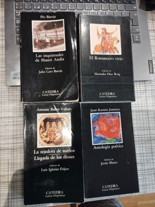 2 títulos de Letras Hispánicas Cátedra