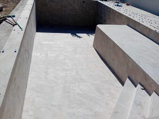 Construccion piscinas hormigon gunitado