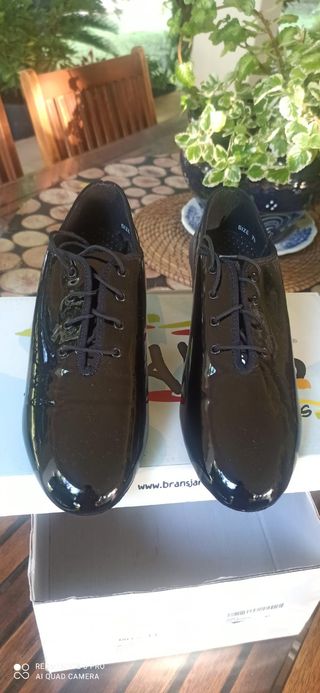 zapatos de baile hombre negros charol