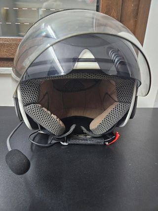 Casco con microfono