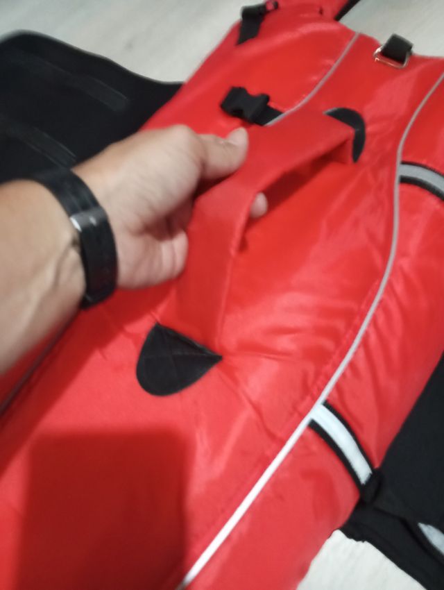 CHALECO SALVAVIDAS Y ANCLAJE PARA PERRO