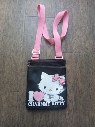 Bolso con dibujo de gato