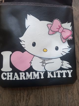Bolso con dibujo de gato