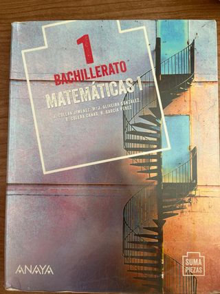 Matemáticas  I de primero de bachillerato