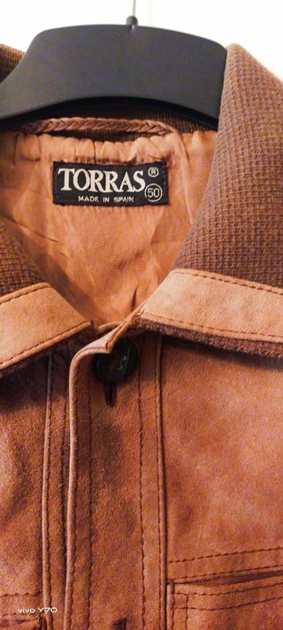 Chaqueta ante y punto