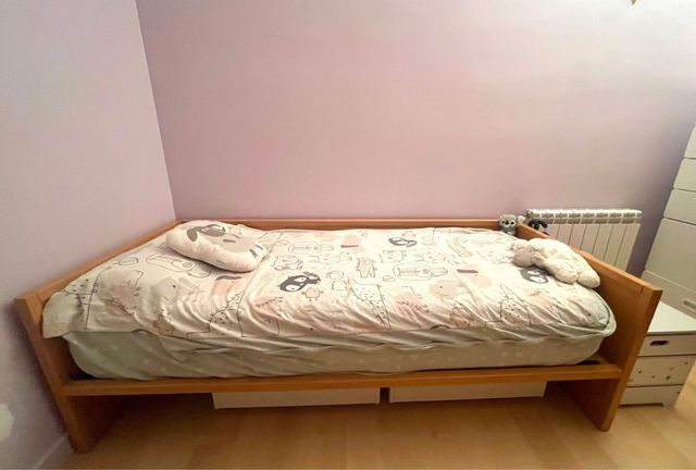 cama nido + mesita de noche