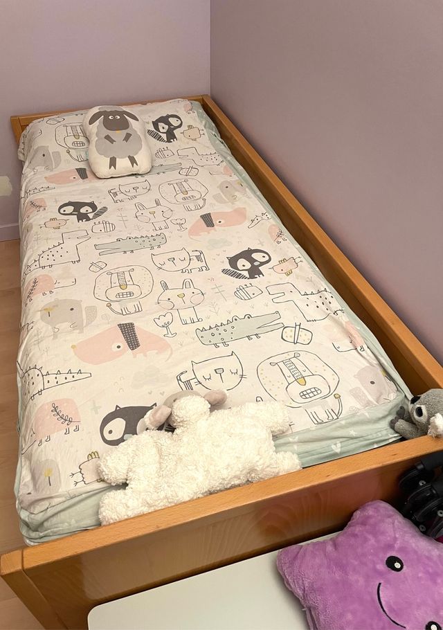 cama nido + mesita de noche