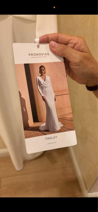 Vestido novia pronovias modelo tinsley