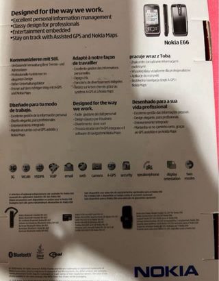 Nokia E66 a estrenar