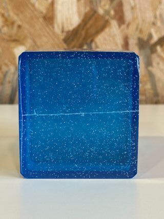 Caja de Mazo Satin Tower Glitter Blue Ultra PRO