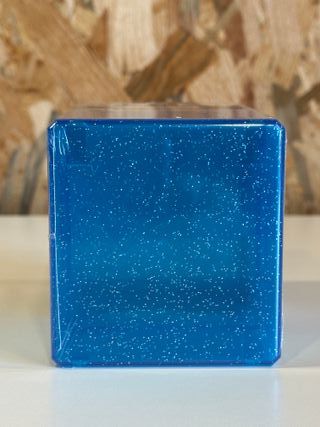Caja de Mazo Satin Tower Glitter Blue Ultra PRO