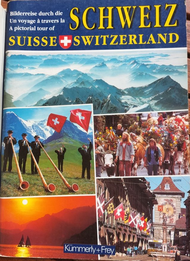 Lote 3 guías Suiza-Bulagaria ilustradas