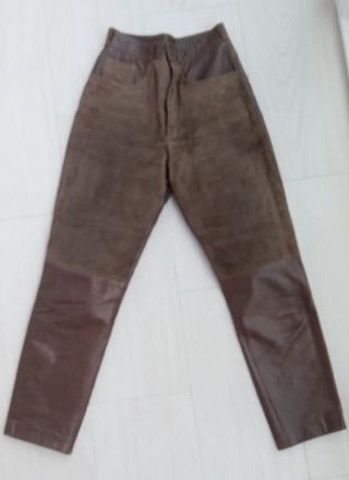 Pantalones piel y ante