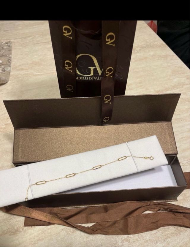 Anello in oro 750 con diamantini VVS + Bracciale