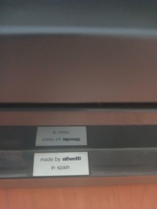 Vintage Máquina de escribir Olivetti Linea 98