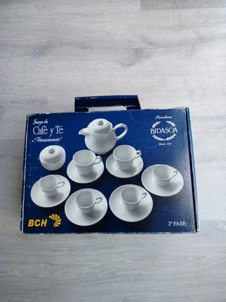 JUEGO DE CAFE Y TÉ BIDASOA