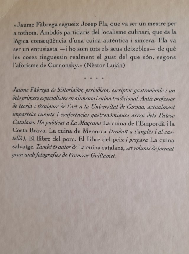 La Cuina de Josep Pla