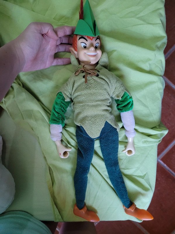 muñeco peter pan disney hada cuento adorno ken