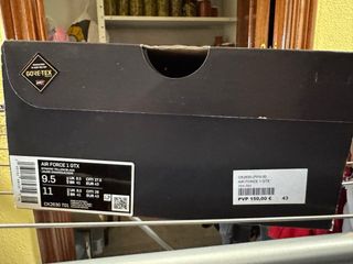 Nike Air Force One Goretex T43 Amarillas