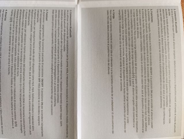 Speaker/altoparlante