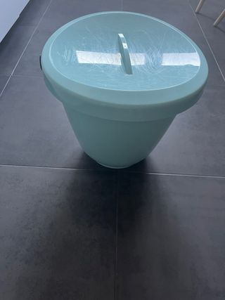 Bañera bebé con accesorios en verde mint: LUMA