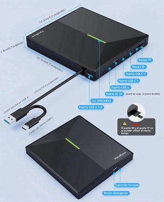 Grabadora CD DVD externa NUEVA