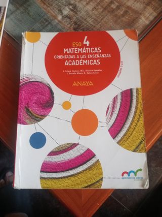 Libro de Matemáticas