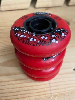 Ruedas Patines 76 mm Street Invaders Roja FR (4u)