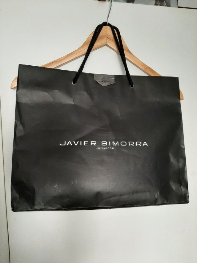 Vestido nuevo azul de Javier Simorra