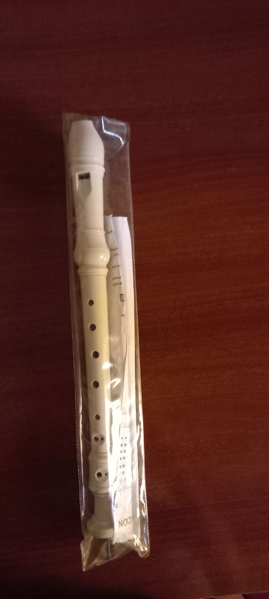 Flauta yamaha dulce para ambidiestros.