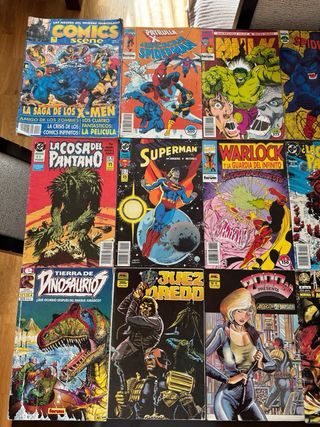 Comics Dc y Marvel antiguos