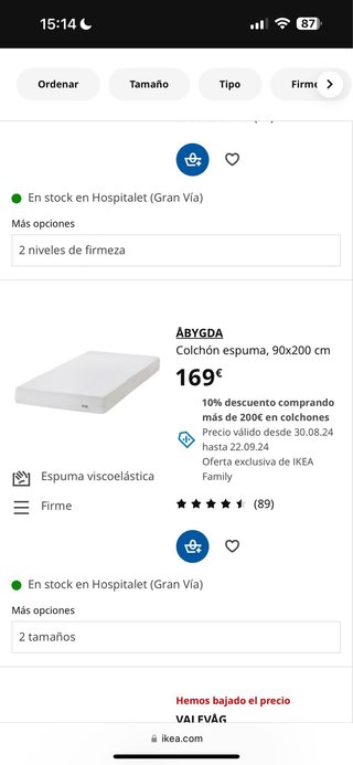1 cama ikea