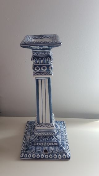Pie de lámpara Porcelana Portuguesa 