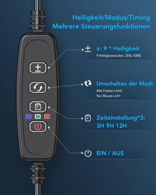 Luces LED para Acuario 7W, 30-50cm