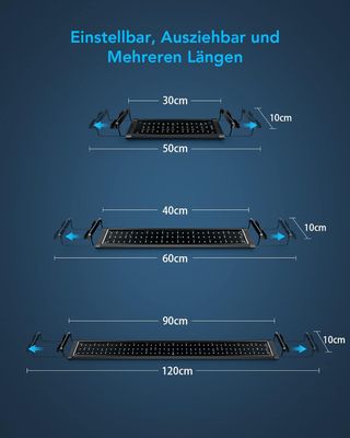 Luces LED para Acuario 7W, 30-50cm