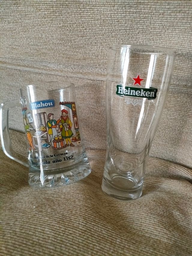 vasos de cerveza