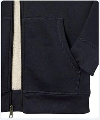 Sudadera Polar con Capucha, Cremallera Completa