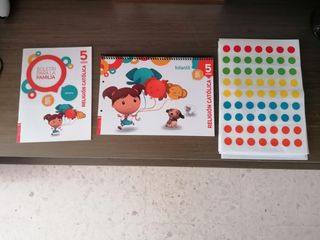 Libro religión católica 5 años Edelvives