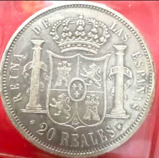 20 reales Moneda de Isabel II  de 1864