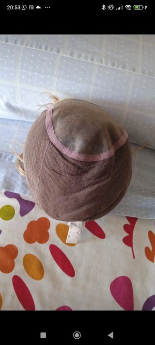 Peluca de señora de pelo natural