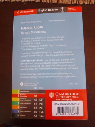 Libro inglés Inspector Logan