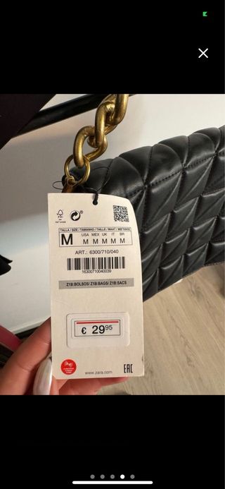 Bolso Zara Cadena dorada